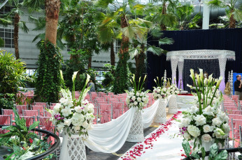 Wedding Ceremony by M & P Floral and Event Production