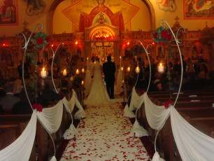 Wedding Ceremony by M & P Floral and Event Production