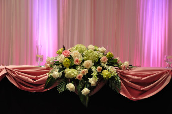 Head Table Decorations by M & P Floral and Event Production